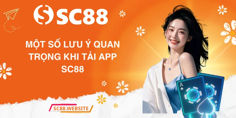Một số lưu ý quan trọng khi tải app SC88